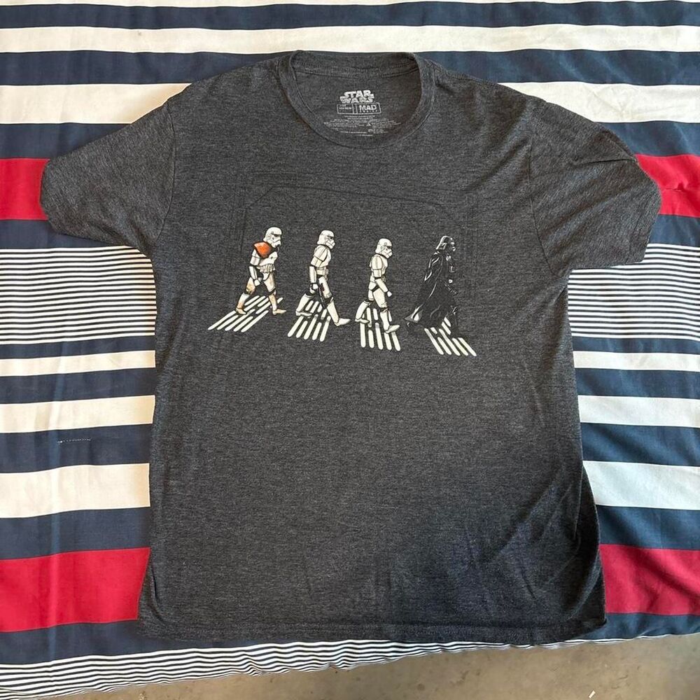 Star-wars Men's Grey T-shirt